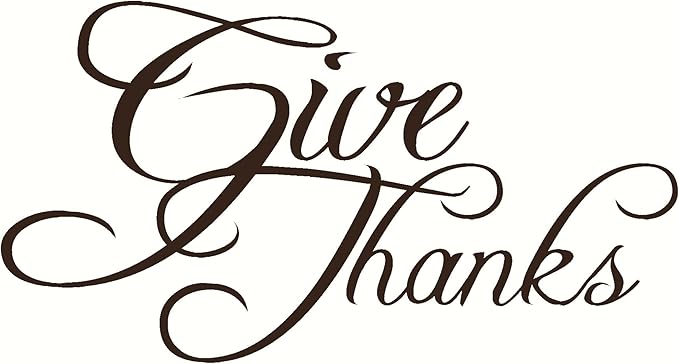 wall décor plus more wdpm1210 give thanks 墙壁乙烯基贴纸贴花 23